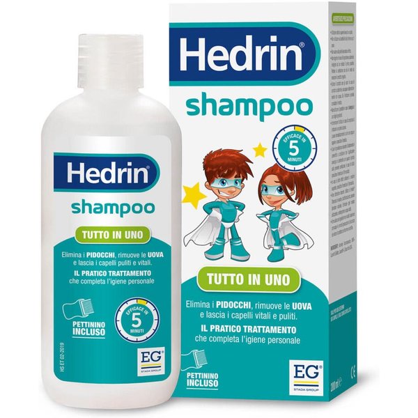 Eg Hedrin - Shampoo Tutto In Uno Antipediculosi, 200Ml-image