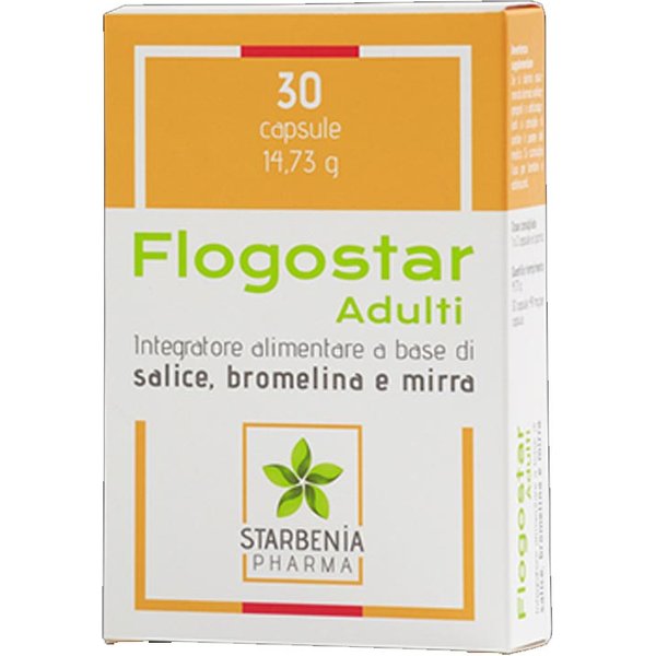 Starbenia Pharma Flogostar Adulti Integratore Alimentare, 30 Capsule-image