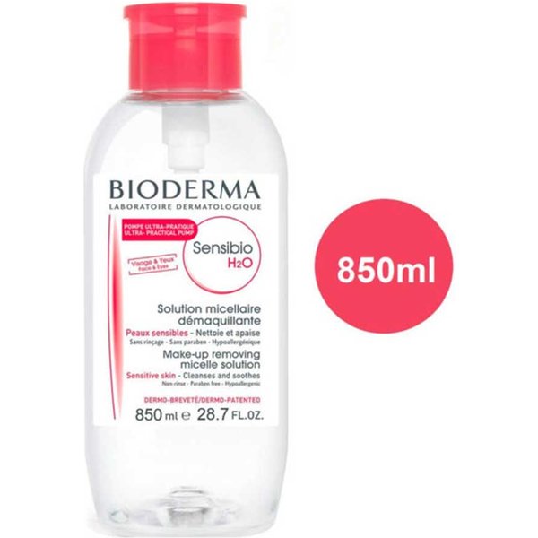 Bioderma Sensibio H2O - Acqua Micellare Viso E Occhi Per Pelli Sensibili, 850Ml-image