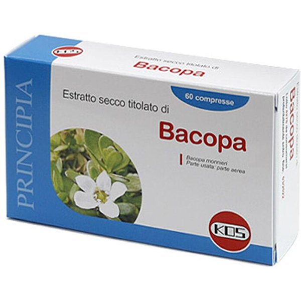 Kos Principia - Bacopa Monnieri Estratto Secco Integratore, 60 Compresse-image