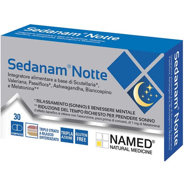 Named Sedanam Notte Integratore Alimentare, 30 Compresse-image