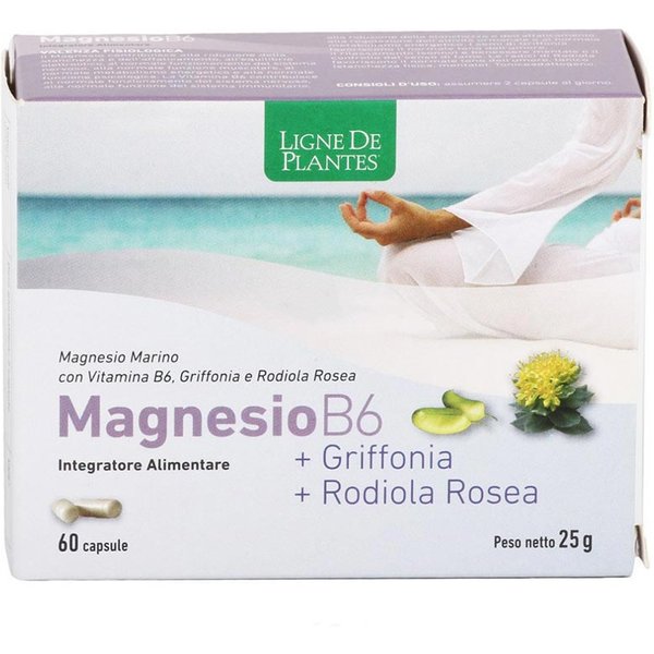 Natura Service Magnesio Marino - B6 + Griffonia + Rodiola Integratore, 60Capsule-image