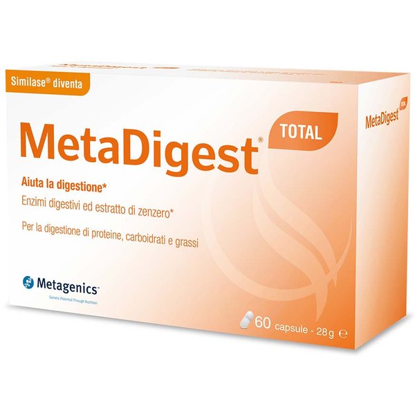 Metagenics Metadigest Total Con Enzimi Per Una Digestione Veloce, 60 Capsule-image