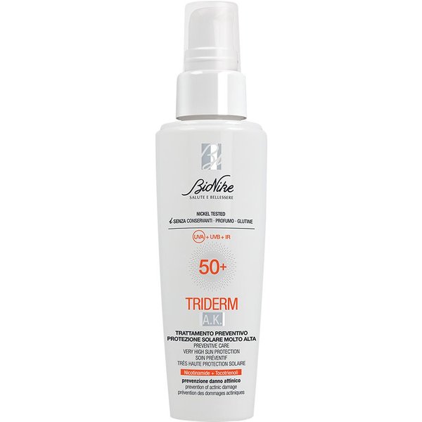 BioNike Triderm AK - Trattamento Preventivo Dal Danno Attinico SPF50+, 50Ml-image