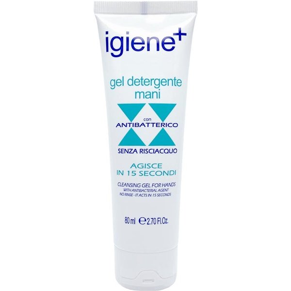Igiene+ Gel Mani Detergente Antibatterico Senza Risciacquo, 80Ml-image