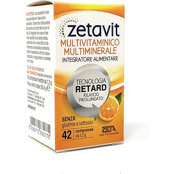 Zeta Farmaceutici Zetavit - Multivitaminico Multiminerale, 42 Compresse-image