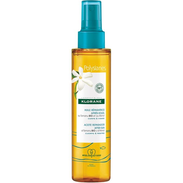 Klorane Polysianes - Olio Ristrutturante Doposole Corpo Viso, 150Ml-image