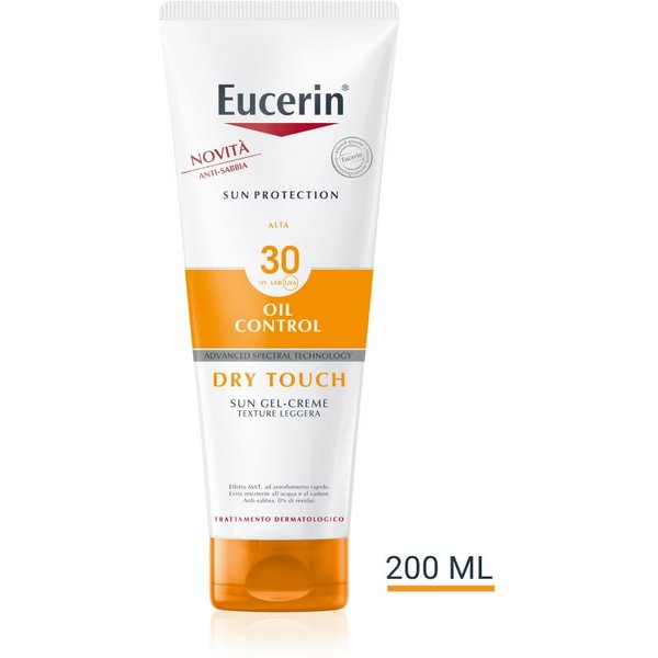 Eucerin Sun Protection - Oil Control Dry Touch Gel Crema SPF30, 200Ml-image