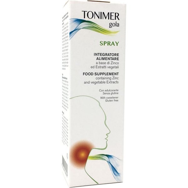Tonimer Gola Spray Integratore Prime Vie Respiratorie Sistema Immunitario, 15Ml-image
