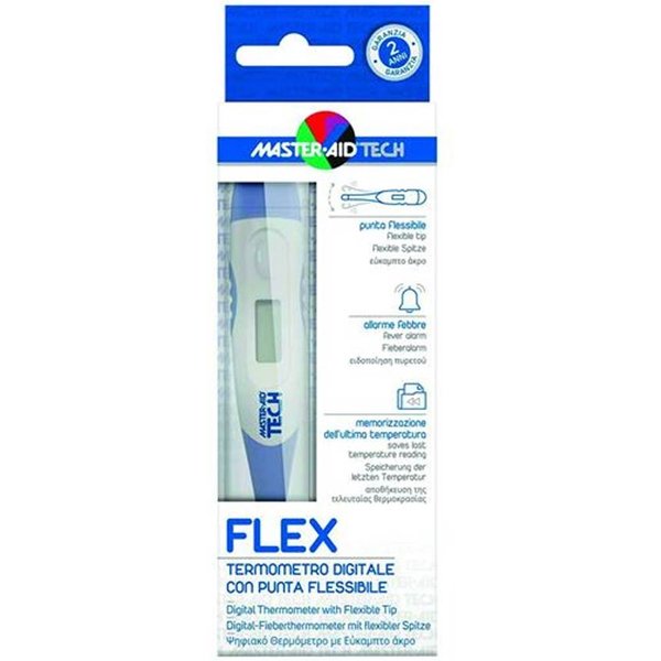 Master-Aid Termometro Digitale Tech Flex Con Punta Flessibile, 1 Pezzo-image