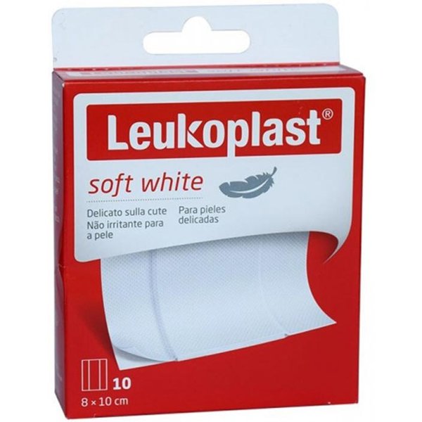 Leukoplast Soft White - Cerotto Delicato 8 X 10Cm, 10 Cerotti-image