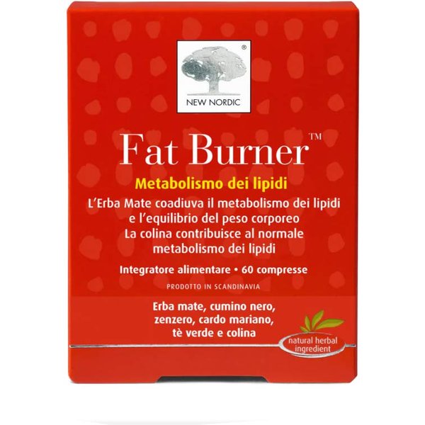 New Nordic Fat Burner Integratore Metabolismo Dei Lipidi, 60 Compresse-image