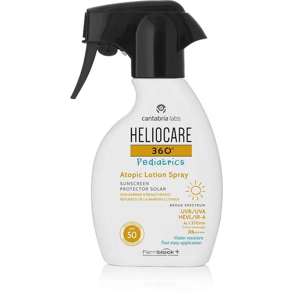 Heliocare 360° Pediatrics Atopic Lotion Spray SPF50 Solare Corpo Bambini, 250Ml-image