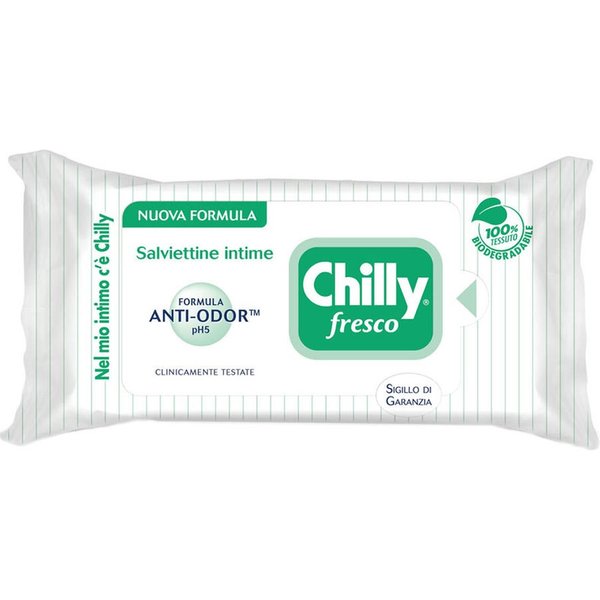 Chilly Salviettine Pocket Gel Fresco Formula Fresca Ph5, 12 Salviette-image