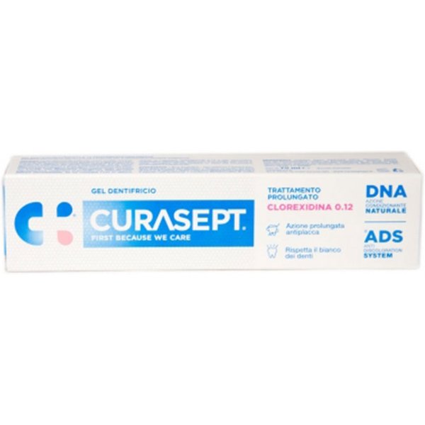 Curasept Gel Dentifricio Clorexidina 0,12% - Gel Dentifricio Per La Protezione Delle Gengive, 75 Ml-image