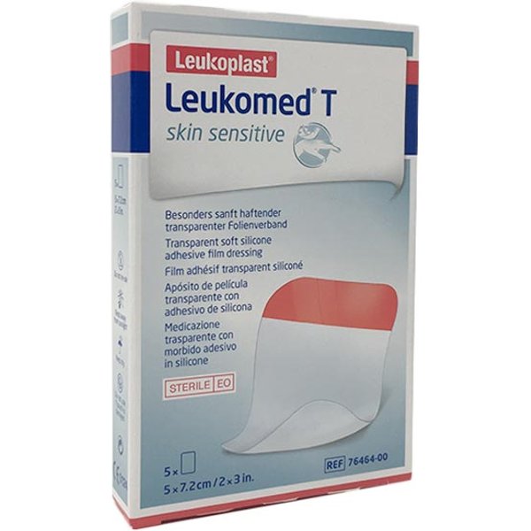 Leukoplast Leukomed T Skin Sensitive Medicazione Trasparente 8 X 10 Cm, 5 Pezzi-image