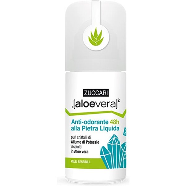 Zuccari Aloevera2 - Deodorante 48H Alla Pietra Liquida Roll On, 50Ml-image