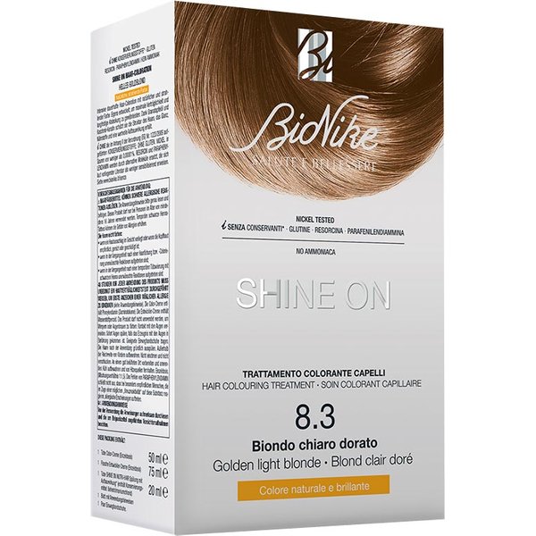 Bionike Shine On - Trattamento Colorante Capelli 8.3 Biondo Chiaro Dorato-image