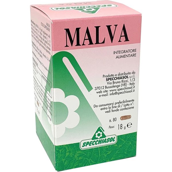 Specchiasol Malva Integratore Alimentare, 80 Capsule-image