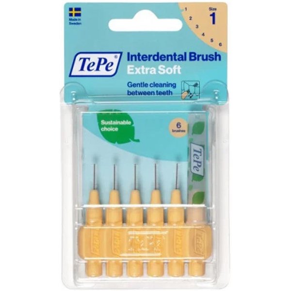 Tepe Scovolini Interdentali Extra Soft Arancione Iso 1 0,45Mm, 6 Scovolini-image