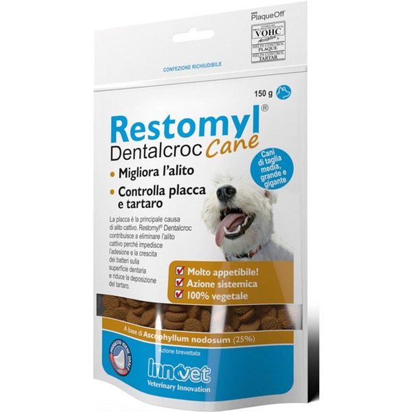 Innovet Restomyl Dentalcroc Per Cani Taglia Media Grande, 150G-image