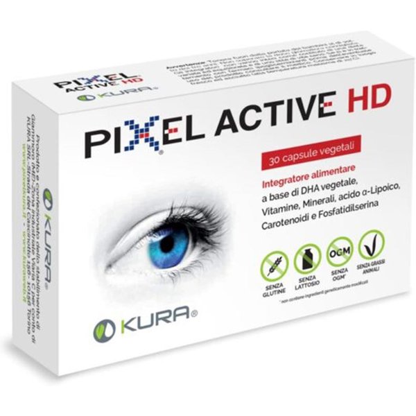 Kura Pixel Active HD Integratore Alimentare, 30 Compresse Vegetali-image