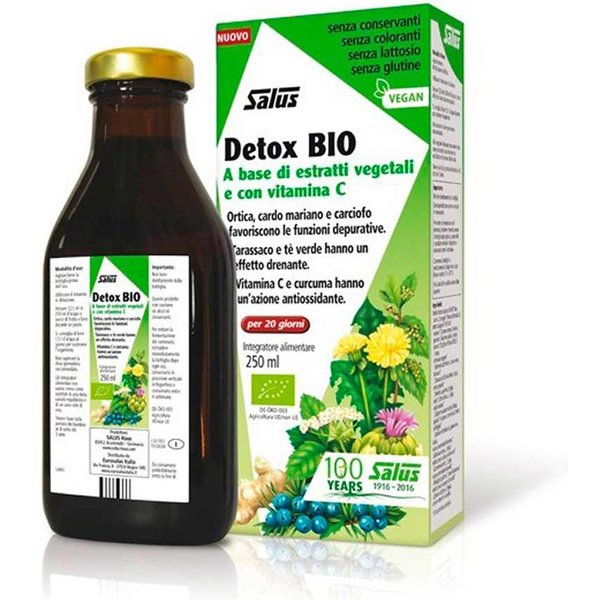 Salus Haus Detox Bio Integratore Depurativo Drenante Antiossidante, 250Ml-image