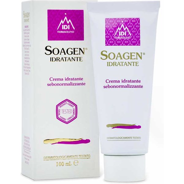 IDI Farmaceutici Soagen - Crema Idratante Viso Sebonormalizzante, 100Ml-image
