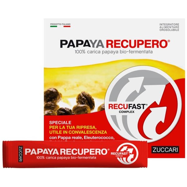Zuccari Papaya - Recupero Integratore Alimentare, 14 Stick-image