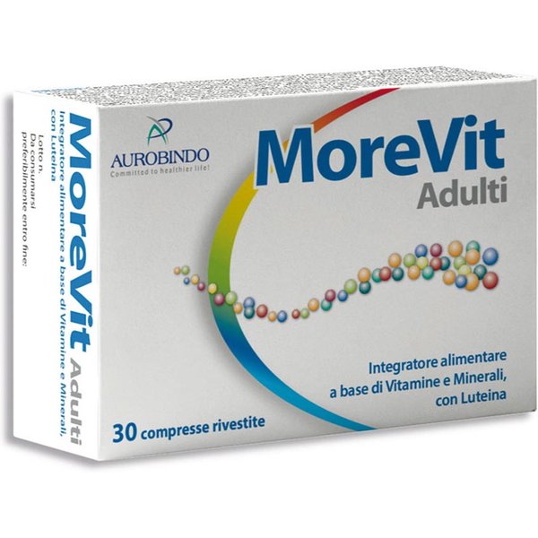 Aurobindo Morevit Adulti Integratore Alimentare 30 Compresse-image
