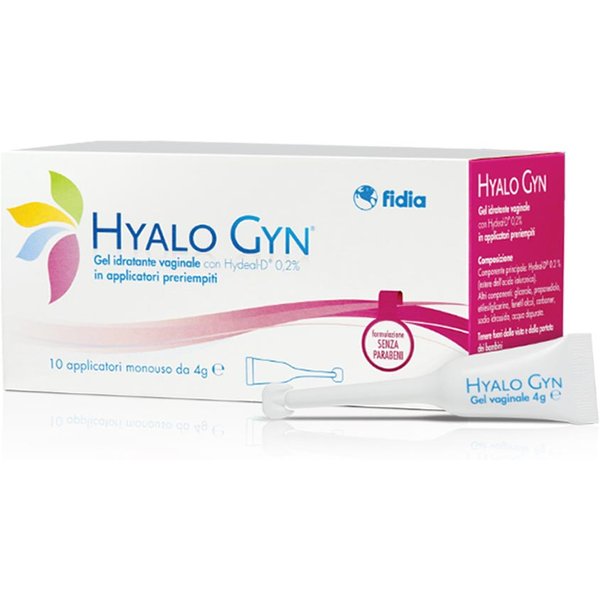 Fidia Hyalogyn - Hyalo Gyn Gel Idratante Vaginale, 10 Applicatori Monodose Da 4G-image