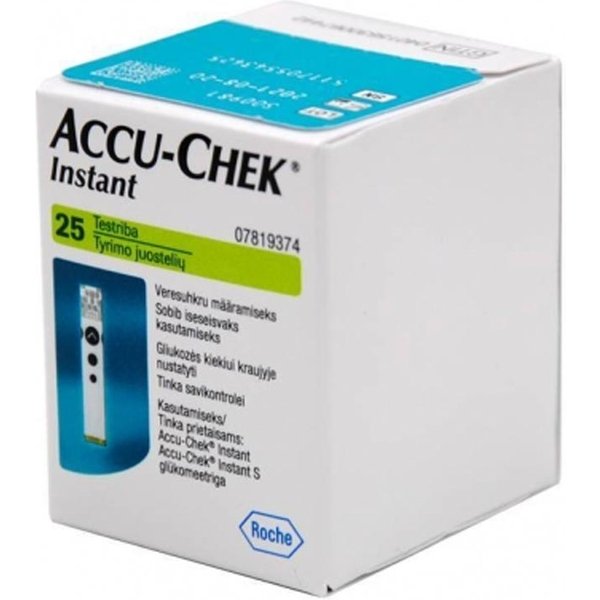 Accu-Chek Instant - Strisce Misurazione Glicemia, 25 Strisce-image