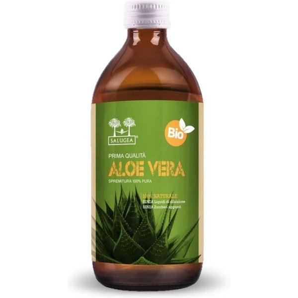 Salugea Succo Aloe Vera Bio Integratore Digestione E Depurazione, 500Ml-image