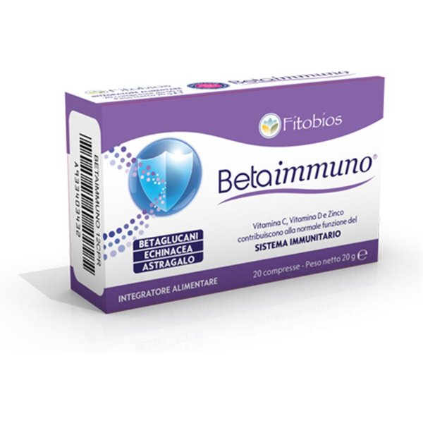 Fitobios Betaimmuno - Integratore Alimentare Sistema Immunitario, 20 Compresse-image