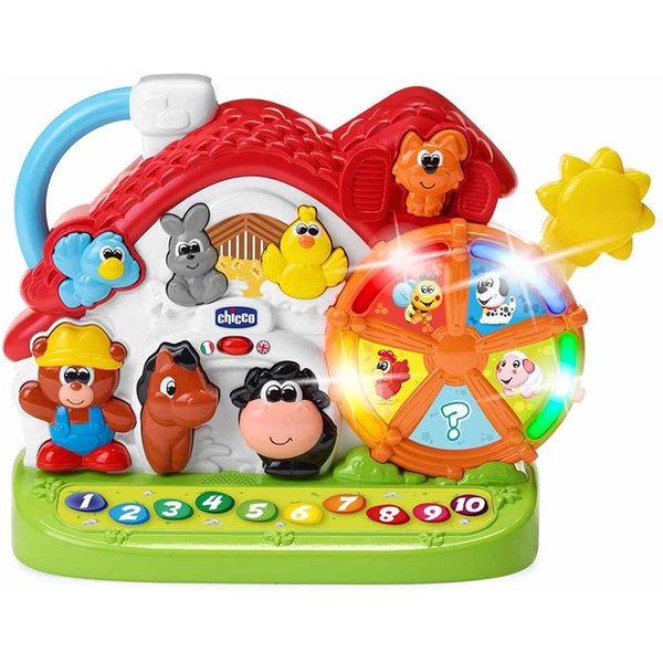 Chicco Gioco Nuova Fattoria Parlante Bilingue Italiano/Inglese 1-4 Anni, 1 Pezzo-image