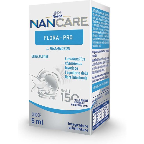 Nestlé Nancare - Flora Pro Integratore Alimentare Lattanti E Bambini Gocce, 5Ml-image
