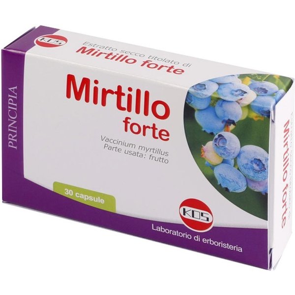 Kos Principia - Mirtillo Forte Estratto Secco Integratore Alimentare, 30 Capsule-image
