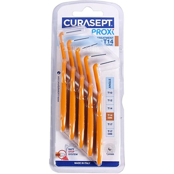 Curasept Proxi - Angle Treatment T14 Cone Scovolino Interdentale, 5 Scovolini-image