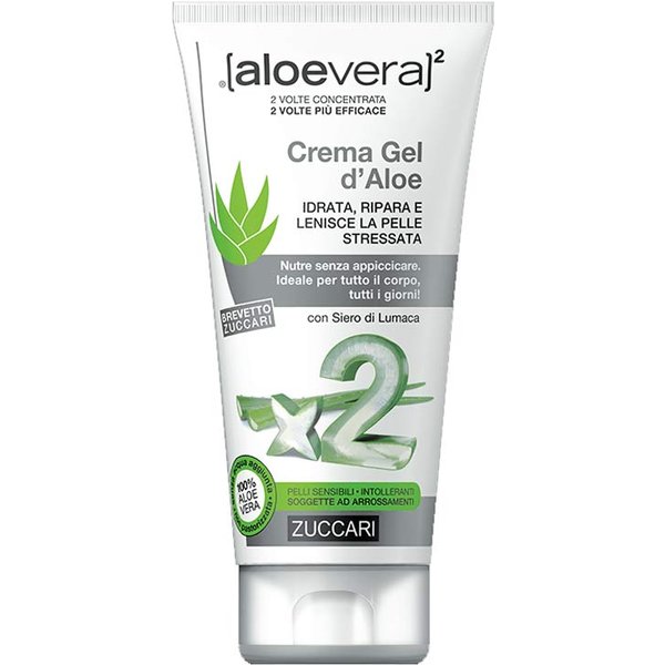 Zuccari Aloevera2 - Crema Gel D’Aloe Idratante Lenitivo Pelli Stressate, 150Ml-image