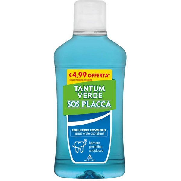 Angelini Tantum Verde - Sos Placca Collutorio, 500Ml-image