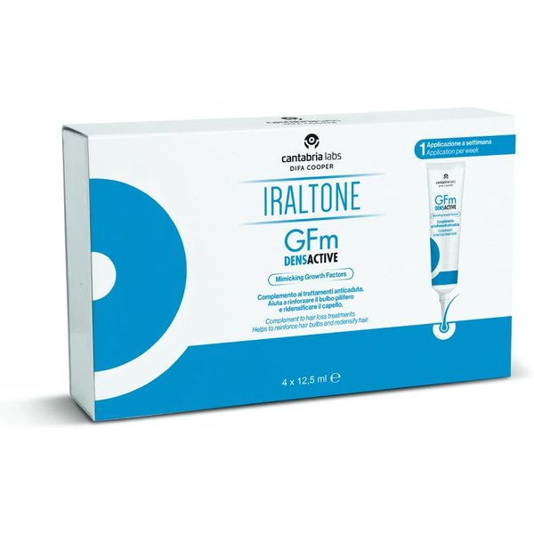 Cantabria Labs Iraltone - Gfm Densactive Gel Caduta Capelli, 4 Tubi-image