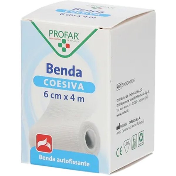 Profar Benda Coesiva Autofissante Misura 6 Cm X 4 M, 1 Pezzo-image