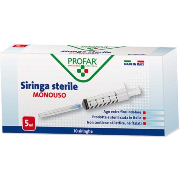 Profar Siringa Monouso Sterile Da 5Ml, 10 Siringhe-image