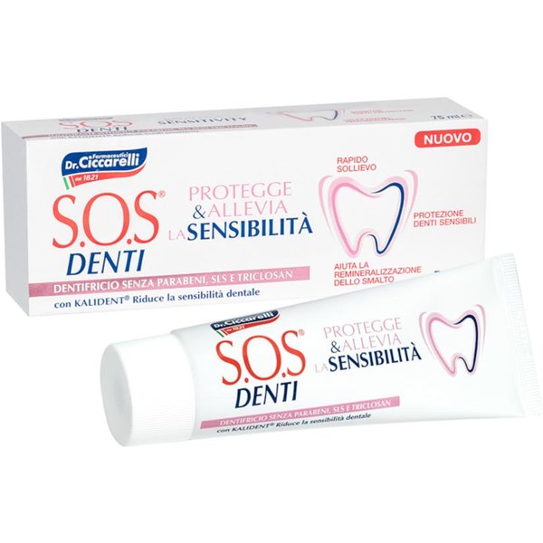 Ciccarelli Sos Denti - Dentifricio Denti Sensibili, 75Ml-image
