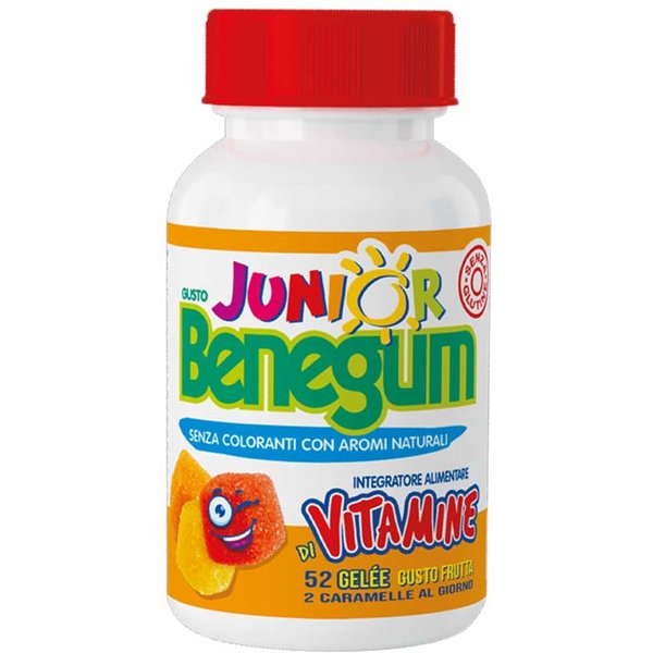 Benegum Junior Vitamine Integratore In Golose GeléE Alla Frutta, 52 Caramelle-image