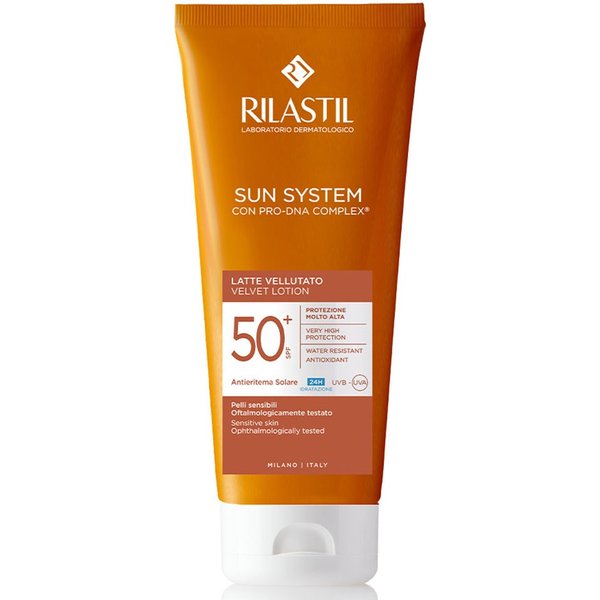 Rilastil Sun System - Latte Velluto SPF50+ Emulsione Viso E Corpo, 200Ml-image