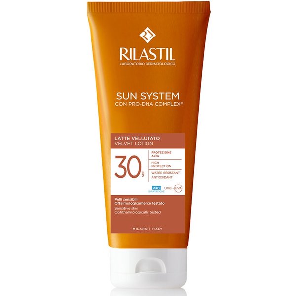 Rilastil Sun System - Latte Velluto SPF30 Emulsione Viso E Corpo, 200Ml-image