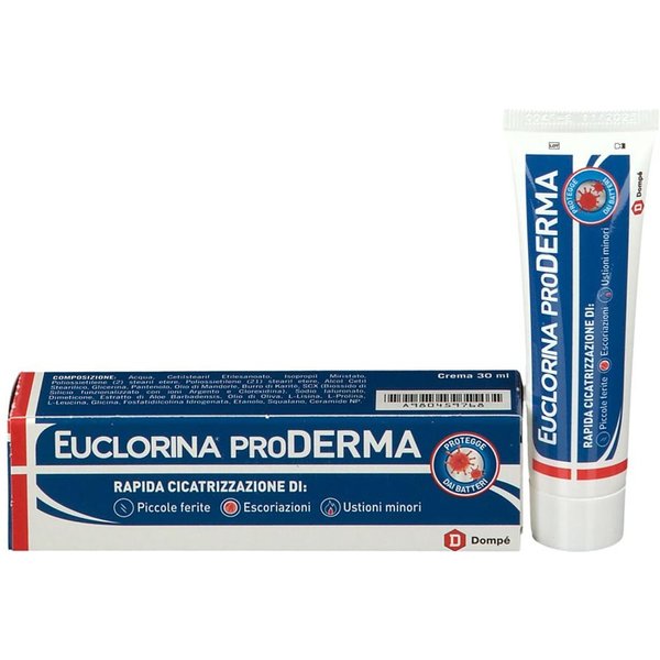 Dompé Euclorina - Proderma Crema Per La Cicatrizzazione, 30Ml-image