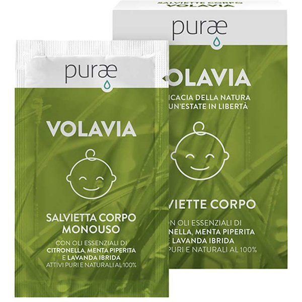 Purae Volavia - Salviette Corpo Baby Alla Citronella, 2 Pezzi-image