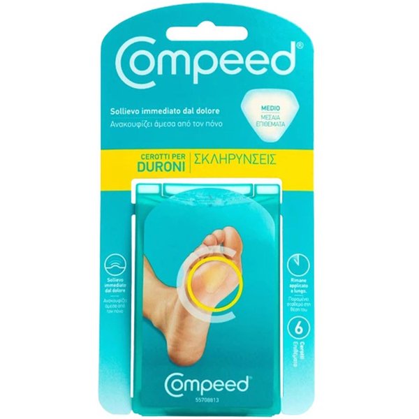 Compeed Cerotti Per Duroni Medio, 6 Cerotti-image